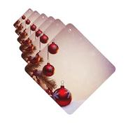 6 Pack Car Air Freshener Merry Christmas Cute Car Hanging Air Freshener for Automotive Room Decor Gift