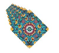 6 Pack Car Air Freshener Moroccan Color Pattern Cute Car Hanging Air Freshener for Automotive Room Decor Gift