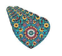 6 Pack Car Air Freshener Moroccan Color Pattern Cute Car Hanging Air Freshener for Automotive Room Decor Gift