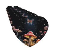 6 Pack Car Air Freshener Moth Behind Mushroom Cute Car Hanging Air Freshener for Automotive Room Decor Gift