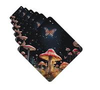 6 Pack Car Air Freshener Moth Behind Mushroom Cute Car Hanging Air Freshener for Automotive Room Decor Gift
