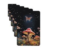 6 Pack Car Air Freshener Moth Behind Mushroom Cute Car Hanging Air Freshener for Automotive Room Decor Gift