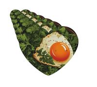 6 Pack Car Air Freshener Parsley Leaves and Eggs Cute Car Hanging Air Freshener for Automotive Room Decor Gift