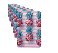 6 Pack Car Air Freshener Pineapple Cute Car Hanging Air Freshener for Automotive Room Decor Gift