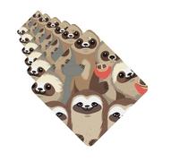 6 Pack Car Air Freshener Sloth Family Cute Car Hanging Air Freshener for Automotive Room Decor Gift