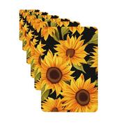 6 Pack Car Air Freshener Sunflower Flower Cute Car Hanging Air Freshener for Automotive Room Decor Gift