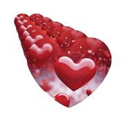 6 Pack Car Air Freshener Valentines Love Hearts Cute Car Hanging Air Freshener for Automotive Room Decor Gift
