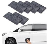 6 Pack Car Scratch Nano Sparkle Cloth; Magic Car Scratch Repair Kit for Light Scratches; Reusable Polishing Pad for DIY Car Details and Surface Repairs(Grey & Black)