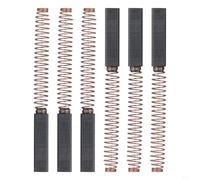 6-Pack Carbon Motor Brushes Replacement for Stand Mixers - Compatible with 4K/5K/8K/9K Series, KSM//KP Models, W10380496 & 9706416 (6 × 6 × 25 mm)