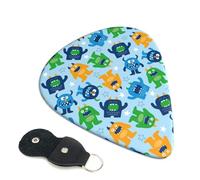 6 Pack Cartoon Monster Guitar Picks - 0.46 0.71 0.93 mm Includes Cool Guitar Picks Thin Medium Heavy Thickness, Electric Guitar Picks for Acoustic Guitar Bass Ukulele