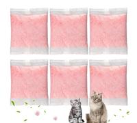 6 Pack Cat Litter Odor Eliminator Refills - Compatible with Whisker OdorTrap Pod, for Litter Robot 4 Filter Pocket & Litter Robot 3 Drawer, Keep Home Fresh