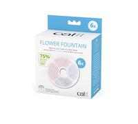 《 6-PACK》 Catit Triple Action Filter Packs Flower Water Fountain Cat Dog Bird