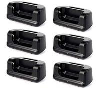 6 Pack Charging Base for Retevis RT22 RT22S Walkie Talkies Retevis RT22 Battery Charger Compatible for LUITON LT-316 WLN KD-C1 Zastone X6 Zeadio ZS-B1 TIDRADIO TD-M8 RADTEL RT-10 RADIODDITY R1