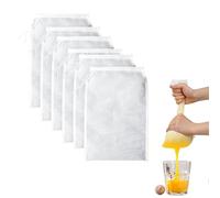 6 Pack Cheese Cloths for Straining,8”x12” Food Grade Reusable Cheese Cloth Cheesecloth for Straining,Muslin Cloths Yogurt Strainer Bag for Nut Milk,Soy Milk,Grape Juice,Yogurt,Jelly Bag for Jam Making