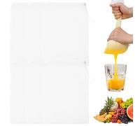6 Pack Cheesecloth for Straining - 20x30cm Reusable Nut Milk Bag, Cold Brew Coffee Strainer, Yogurt & Jam Making - Fine Mesh Muslin Cloths for Cooking, Tofu, Juice