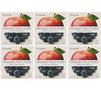 (6 PACK) - Clearspring - Fruit Puree Apple & Blueberry | 2 X 100g | 6 PACK BUNDLE