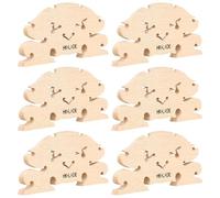 6 Pack Compatible Maple Wood Molink Roll Bridge Set Suitable for Various Horsehead Fiddle Models to Provide Excellent Toning Bridge for Molink Cools