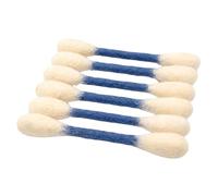 6 Pack Cotton Cat Toys, Giant Swab Shaped Interactive Cat Chew Toys, Soft Cotton Kitten Teething Toys for Indoor Cats, Boredom Relief (Blue)