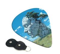 6 Pack Cracked Earth Head Tree Guitar Picks, Bass Electric Acoustic Guitar Ukulele Accessories, Thin Guitar Picks Plectrums with Organizer Bag