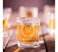 6-Pack Custom Party Glass with Any Name, Personalized Engraved Whiskey Glass, Wedding Wine Glasses, Customized Beer Glass Cup for Men Him, Dad, Father, Brother, Adult Son