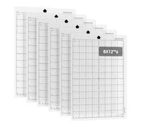 6 Pack Cutting Mats for Cricut Joy Xtra, 8.5 x 12 Inch Transparent Replacement Mats, Non-Slip Self-Adhesive Cutting Mats for Vinyl, Cardstock & Paper, Compatible with Cricut Joy Xtra Machine