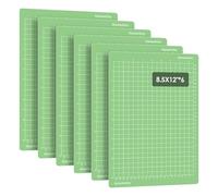 6 Pack Cutting Mats for Cricut Joy Xtra, 8.5x12 Inch, Standard/Light/Strong Grip Adhesive Replacement Mats, Green/Blue/Purple Variety Set for Vinyl, Cardstock & Heavy Materials (Green)
