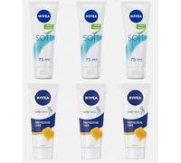 6-Pack Daily Essentials Bundle: 3x Soft Moisturising Cream (Face/Body) + 3x Protective Hand Cream - 75ml Tubes included My iPlanet Meal Planner