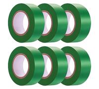 6 Pack Dark Green Flagging Tape, Non-Adhesive Plastic Ribbon Neon Marking Roll, 1"*600ft, Marking Tape for Tree Marking, Hunting, Boundaries and Hazardous Areas,Trail Marking, Home and Workplace