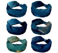 6 Pack Dolphin under the Sea (1) Wide Headbands for Women