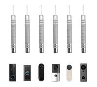 6 Pack Doorbell Removal Pin Ring Doorbell Removal Tool Release Key Security Removal Tool Replacement Ring Doorbell Accessories Compatible with Eufy Nest Google Video Doorbell