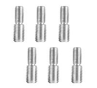 6 Pack Double End Threaded Stud Screw Bolt, M8x20mm to M10x20mm Stainless Steel Rod Bolts Thread Reducer Adapter, Furniture Hardware Fasteners