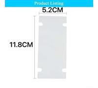 6-Pack Double-Sided Tape Doorbell Mount for Ring Battery Video Doorbell - No-Drill Mounting Pads for Smooth Surfaces (Painted Walls, Gl