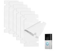 6 Pack Double Sided Tape Doorbell Sticky Mount Compatible with Ring Battery Video Doorbell, , Strong Adhesive Sticky Pad Mounting Damage-Free Accessories, No Drill Mount for Houses Apartments Office