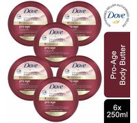 6 pack Dove Nourishing Secrets Visible Glow Pro Age body butter 250ml