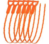 6 Pack Drain Snake, Sink Unblocker, Drain Snake Unblocker, Drain Unblocker, Sink Unblocker Tool, Reusable Shower Drain Unblocker Tool, 25 Inch Drain Snake Tool for Shower Kitchen Sink Bathroom