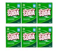 6 pack Dri-Pak Bicarbonate of Soda 500g - Multi-Purpose Natural Cleaner & Deodoriser | Non-Toxic Cleaning Powder for Kitchen, Bathroom, Carpet & Grease Removal