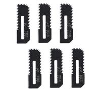 6-Pack Drywall Cut-Out Saw Blades for Cordless Saw, Cuts Up to 1-3/16Inch Thick (Depth Markings)