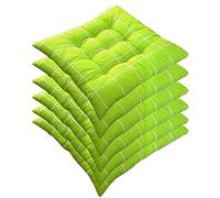 6 Pack ed Outdoor Seat Cushs with Ties High Back Foam Pads for Rattan Patio Sofas table Cushing for Gar Fur