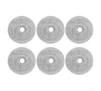 6 Pack Edge Brush for Ecovacs for deebot N79S N79 for eufy 11 Sweeping Robot - High Performance Nylon Bristles Vacuum Cleaner Accessories Kit Grey 4.13 Inch