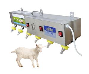 6-Pack Electric Fully Automatic Nipple Feeders - Temperature Controlled Milk & Water Feeder with Sound Simulation for Newborn Piglets and Lambs in Farm & Ranch Livestock Breeding