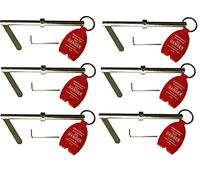 6 Pack Emergency Elevator Door Key for Door Elevator Emergency Key Drop Key (6)