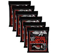 6 PACK Ernie Ball Cobalt Skinny Top Heavy Bottom Electric Guitar Strings