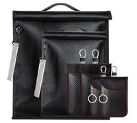 6 Pack Faraday Bags, Anti-Tracking Faraday Bag for Laptops & Tablets & Phones & Car Keys, EMP Proof Bag, Faraday Cage with Handle&Reflective, Fireproof & Waterproof Faraday Pouch