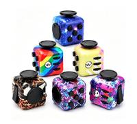 6-Pack Fidget Cube for Adults, Multi-Sided Sensory Anxiety Relief Toys with Silent & Audible Modes, Infinity Cube Handheld Gadgets for ADD/ADHD/OCD, Fidget Gadgets Focus & Relaxation