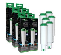 6 Pack - FilterLogic CFL701B Coffee Water Filter Fits Krups Melitta Claris F088