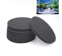 6-Pack Foam Filter Pads, Carbon Filter Pads Compatible with Fluval FX4/FX5/FX6 Canister Filters, Replacement Carbon Impregnated Foam Aquarium Filter Accessories