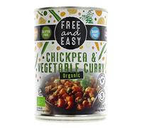 (6 PACK) - Free & Easy Chickpea & Vegetable Curry| 400 g |6 PACK - SUPER SAVER - SAVE MONEY