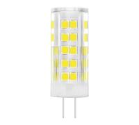 6-Pack, G4 5W Bi Pin Cool White 6500K LED Capsule Non-Dimmable 550LM 120V Line Voltage Energy Efficient Light IP20 G4 Diodes Lighting Bulb for Chandeliers Table Lamp