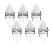 6 Pack Garage Door Hinges Heavy Duty Stainless Steel Double Bearing Suitable for Replacement of Garage Doors in Residential and Commercial Buildings, with Special Thickening, High