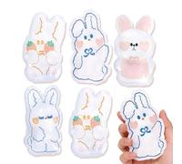 6 Pack Gel Ice Pack, Tooth Pain Relief and Sports Injuries Cold Compress, Reusable Soft Sleeve for Kids Injuries, Ideal for First Aid and Pain Management